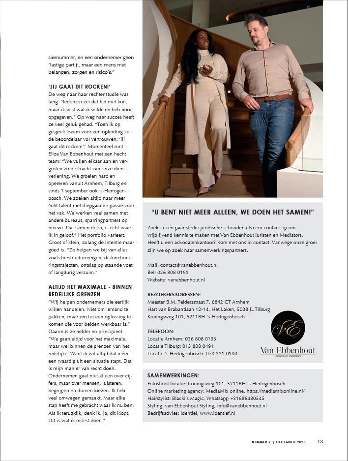 Van Ebbenhout juristen en mediators. Pagina 2.